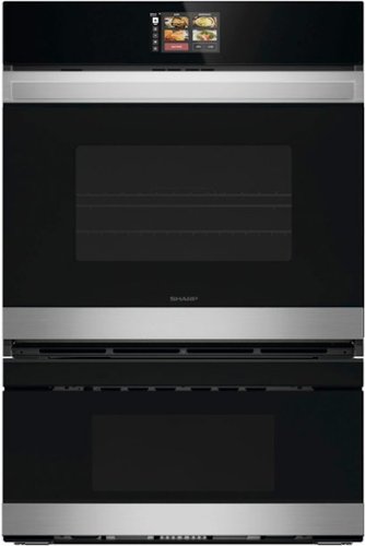 Sharp - 30 In Smart Convection Wall Oven and Microwave Drawer Combination for Single Cutout with Alexa Compatibility - Black