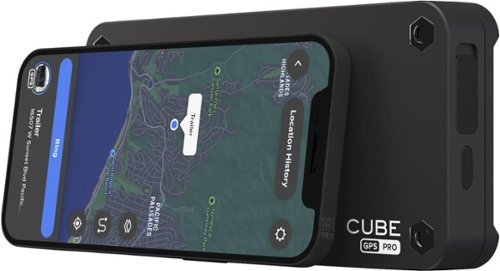 Cube GPS Vehicle Tracker with magnetic base and one year rechargeable battery - Black BUY IN HONG KONG