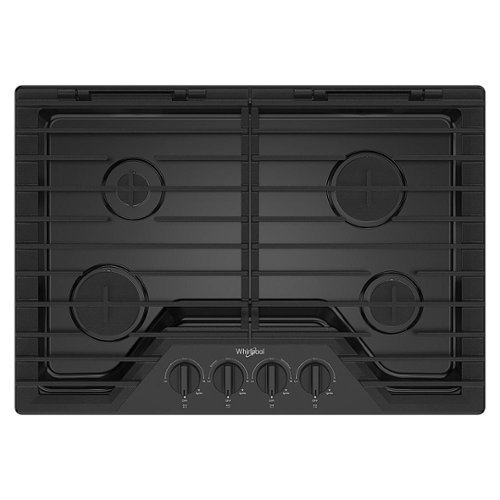 Photos - Hob Whirlpool  30" Built-In Gas Cooktop with EZ-2-Lift Hinged Cast-Iron Grate 