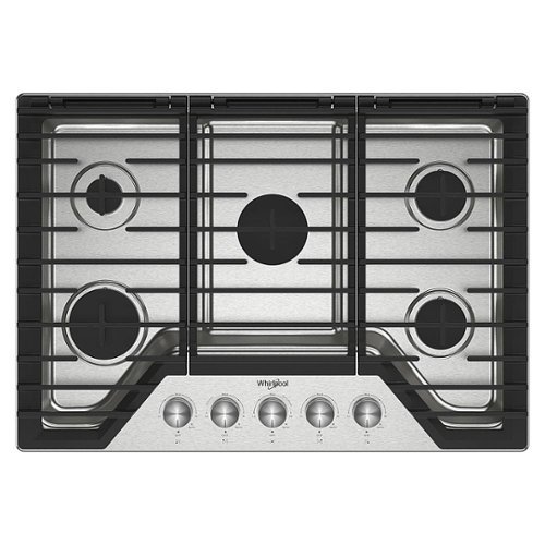 Photos - Hob Whirlpool  30" Built-In Gas Cooktop with 5 Burners and EZ-2-Lift Hinged C 