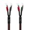 AudioQuest - 6FT Rocket 33 Single FR Multi-Spade Speaker Cable - Red/Black-Front_Standard