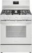 Front. Frigidaire - Frigidaire 5.1 Cu. Ft Freestanding Gas Range with Quick Boil Burner - White.