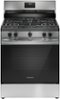 Frigidaire - 5.1 Cu. Ft Freestanding Gas Range with Quick Boil Burner - Stainless Steel-Front_Standard