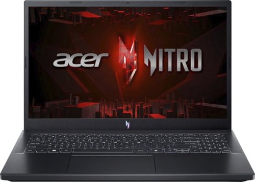 Acer - Nitro V ANV15-51-789J 15.6" FHD IPS Laptop -13th Gen Intel Core i7- NVIDIA GeForce RTX 4060-16GB DDR5-512GB SSD - Obsidian Black