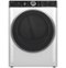 GE Profile - 7.8 Cu. Ft. Stackable Smart Electric Dryer with Steam and Sanitize Cycle - White-Front_Standard