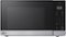 LG - 0.9 Cu. Ft. Countertop Microwave with Sensor Cooking and Smart Inverter - Stainless Steel-Front_Standard