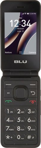 Tracfone - BLU Flex 8GB Prepaid - Black