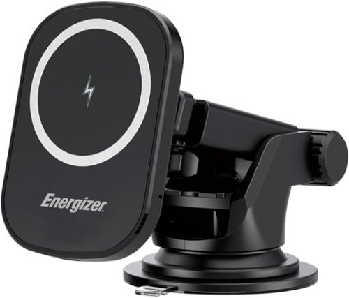 Energizer - Ultimate 15W MagSafe Magnetic Universal 3-in-1 Wireless Car Charger/Mount with Vent, Dash and Windshield Mounts Included - Black