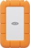 LaCie - Rugged Mini SSD 1TB Solid State Drive - USB 3.2 Gen 2x2, speeds up to 2000MB/s (STMF1000400) - Silver and Orange-Front_Standard
