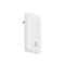Nimble - WALLY Ultra 65W Dual USB-C Wall Charger, Ultra-Slim Design, PD, QC, PPS Fast Charging, Folding Prongs, Travel Size - White-Front_Standard