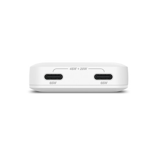 Nimble WALLY Ultra 65W Dual USB-C Wall Charger, Ultra-Slim Design, PD, QC, PPS Fast Charging, Folding Prongs, Travel Size - White HOW TO BUY