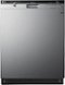LG - 24" Built-In Dishwasher with Stainless Steel Tub - Stainless steel-Front_Standard 