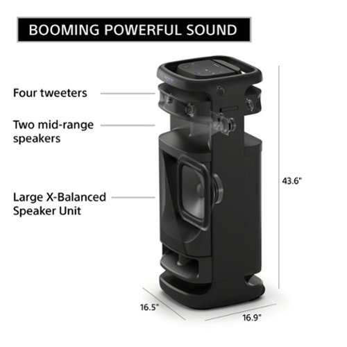 Sony ULT TOWER 10 Party Speaker - Black BUY IN UK