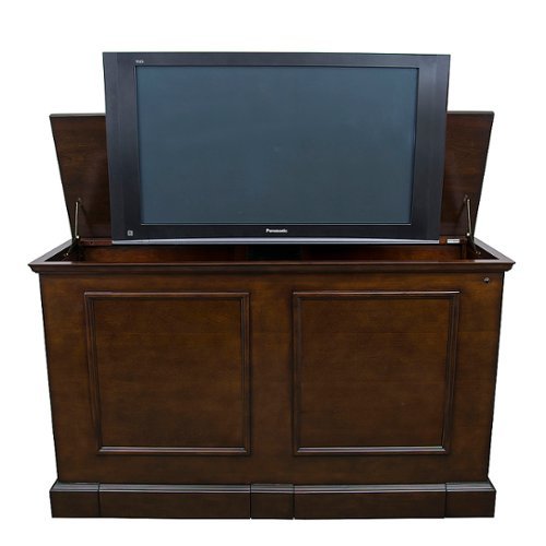 Touchstone Home Products - The Grand Elevate by Touchstone - Smart Motorized TV Lift Cabinet for Flat Screen TVs up to 65 Inches - Espresso