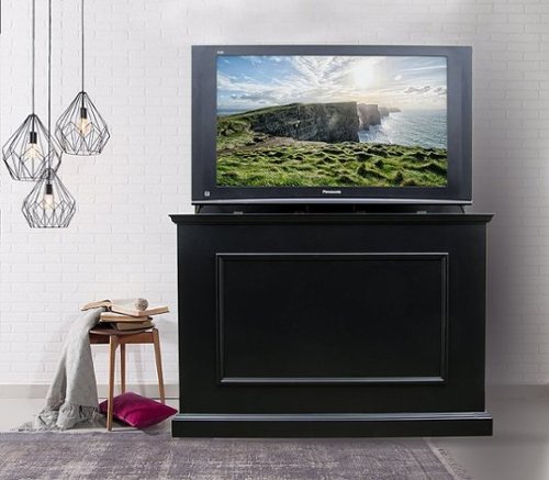 Touchstone Home Products - The Elevate by Touchstone - Smart Motorized TV Lift Cabinet for Flat Screen TVs up to 50 Inches - Black