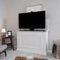 Touchstone Home Products - The Elevate by Touchstone - Smart Motorized TV Lift Cabinet for Flat Screen TVs up to 50 Inches - White-Front_Standard