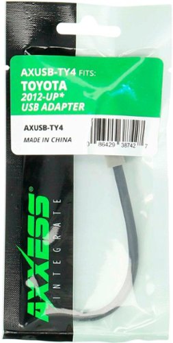 AXXESS USB Adapter Cable Interface for Select 2012-Up Toyota and Lexus Vehicles - Multi WORLDWIDE DELIVERY