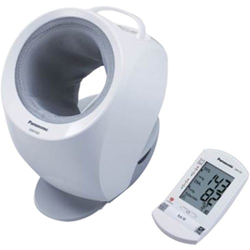 Panasonic - Upper Arm Cuffless Blood Pressure Monitor with Portable Wireless Display - White-Angle_Standard 