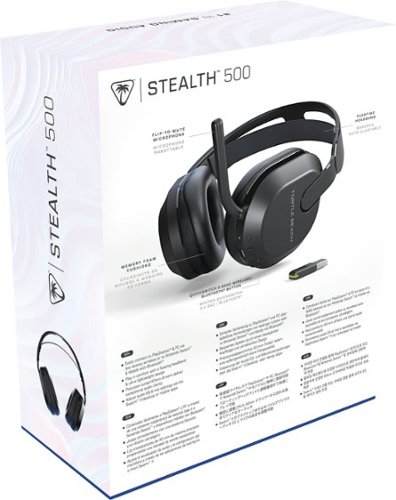 Turtle Beach Stealth 500 Wireless Gaming Headset for PS5, PS4, PC & Mobile - Black BUY IN QATAR