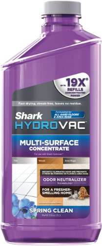 Shark - HydroVac Multi-Surface Concentrate with odor neutralizer technology for sealed hard floors and area rugs