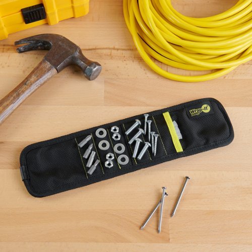 Wrap-It Storage MagSnap Magnetic Wristband - Black WHERE TO BUY