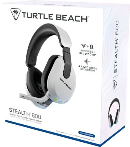 Turtle Beach Stealth 600 Wireless Over-Ear Multiplatform Gaming Headset for PS5, PS4, PC & Mobile - White BUY IN CANADA