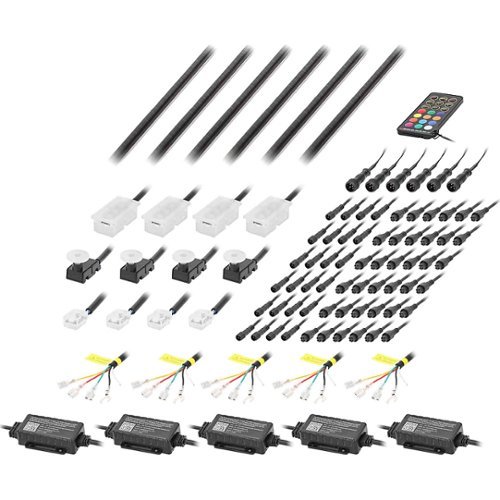 Metra Heise Chasing LED Interior Ambient Lighting Kit - Multi WORLDWIDE DELIVERY