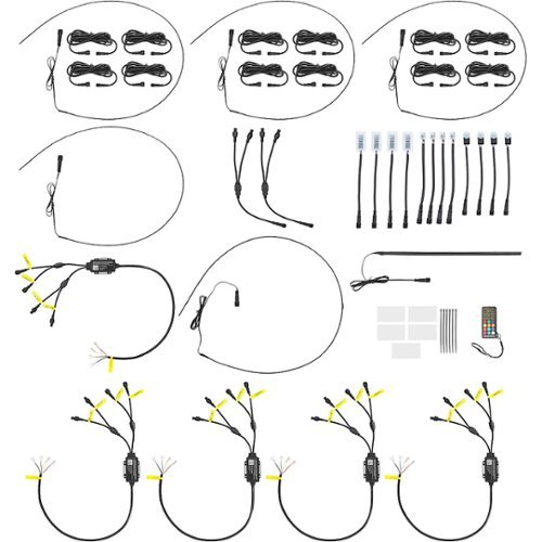 Metra Heise Chasing LED Interior Ambient Lighting Kit - Multi SHOP ONLINE