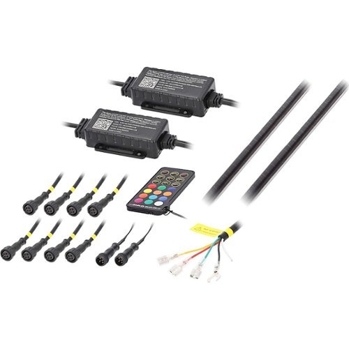 Metra Heise Chasing LED Ambient Door Lighting Kit - Multi WORLDWIDE DELIVERY