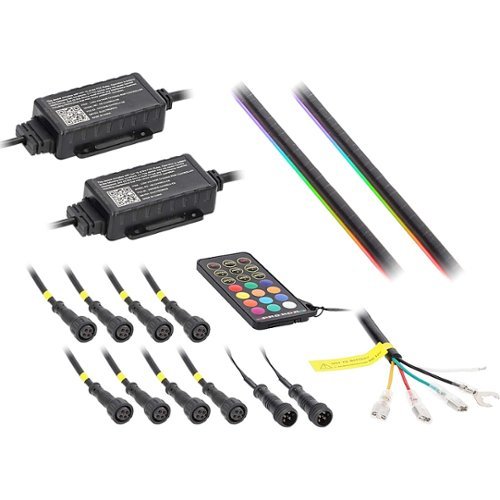 Metra Heise Chasing LED Ambient Door Lighting Kit - Multi HOW TO BUY