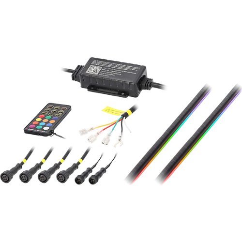 Metra Heise Chasing LED Ambient Dash Lighting Kit - Multi GLOBAL SHIPPING