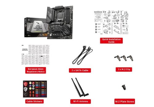 MSI MAG X670E TOMAHAWK WIFI (Socket AM5) AMD X670 ATX DDR5 Wi-Fi 6E Motherboard - Black BUY ONLINE