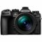Olympus - OM SYSTEM OM-1 Mark II 4K Video Mirrorless Camera with Lens - Black-Front_Standard
