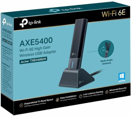 TP-Link AXE5400 Wi-Fi 6E High Gain Wireless USB Adapter - Black SHOP ONLINE