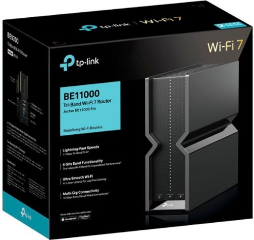 TP-Link Archer BE11000 Tri-Band Wi-Fi 7 Router - Black WHERE TO BUY