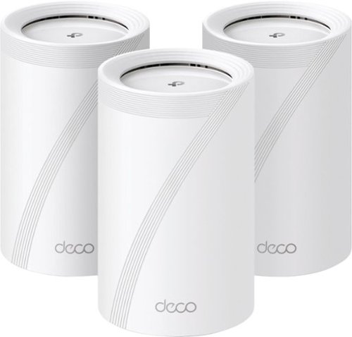  TP-Link - BE11000 Multi-Gig Whole Home Mesh Wi-Fi 7 System (3-Pack) - White