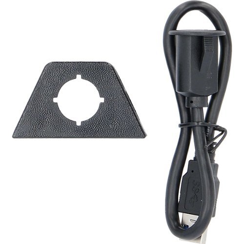 Metra Install Bay 1' Female USB 3.0 Type-A to Male USB 3.0 Type-A Adapter - Black GLOBAL SHIPPING