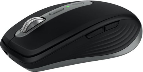 Logitech - MX Anywhere 3S for Mac Wireless Bluetooth Fast Scrolling Mouse with Programmable Buttons - Space Gray