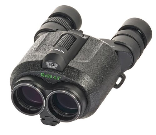 Fujinon  Techno-Stabi TS12x28WP Compact Binoculars with Electronic Stabilization - Black GLOBAL SHIPPING