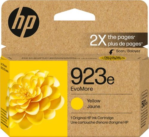 Photos - Printer HP  923e EvoMore Ink Cartridge - Yellow 4K0T6LN 