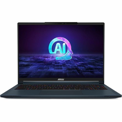 MSI Stealth 16 AI Studio A1V 16 120 Hz Gaming Laptop 3840 x 2400 (UHD+) - Intel Core Ultra 9 185H with 64GB Memory - Star Blue, Blue BUY ONLINE