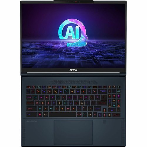 MSI Stealth 16 AI Studio A1V 16 120 Hz Gaming Laptop 3840 x 2400 (UHD+) - Intel Core Ultra 9 185H with 64GB Memory - Star Blue, Blue BUY IN AUSTRALIA