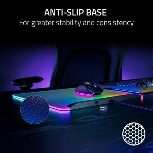 Razer Firefly V2 Pro Micro-Textured Surface Gaming Mouse Pad with Chroma RGB Lighting - Black BUY ONLINE