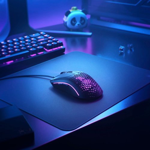 Glorious Stealth Edition Cloth Gaming Mouse Pad with Stitched Edges (Large) - Black GLOBAL SHIPPING