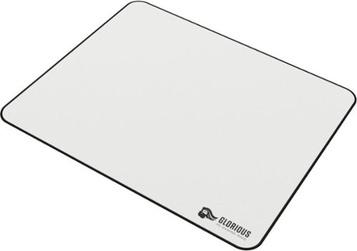 Glorious Stealth Edition Cloth Gaming Mouse Pad with Stitched Edges (Large) - White WORLDWIDE DELIVERY