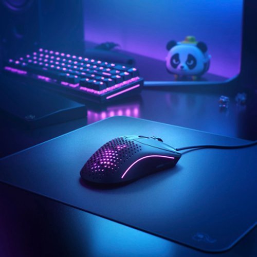 Glorious Stealth Edition Cloth Gaming Mouse Pad with Stitched Edges (XL) - Black GLOBAL SHIPPING