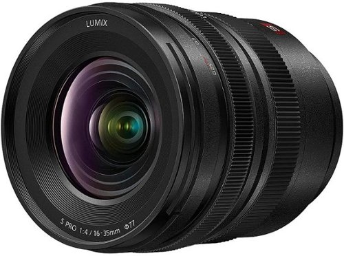 Panasonic - LUMIX S Pro 16-35mm F4 Interchangeable L-Mount Compatible for LUMIX S Series Cameras - Black