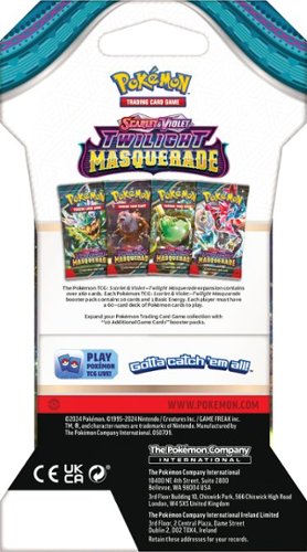 Pokmon Trading Card Game: Twilight Masquerade Sleeved Booster Styles May Vary 189-43249 - Best Buy Pokmon Trading Card Game: Twilight Masquerade Sleeved Booster Styles May Vary 189-43249 - Best Buy