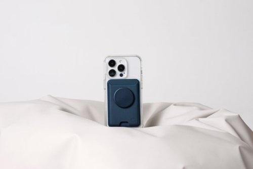 PopSockets MagSafe Softgoods PopWallet+ Cell Phone Wallet & Grip, with Adapter Ring - Blue SHOP ONLINE