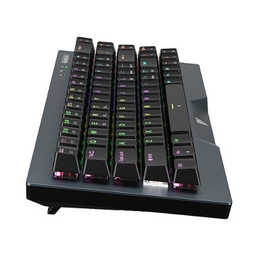 GAMDIAS Hermes M4 65% Wired Mechanical Gaming Keyboard with RGB Backlighting - Gunmetal Grey SHOP ONLINE